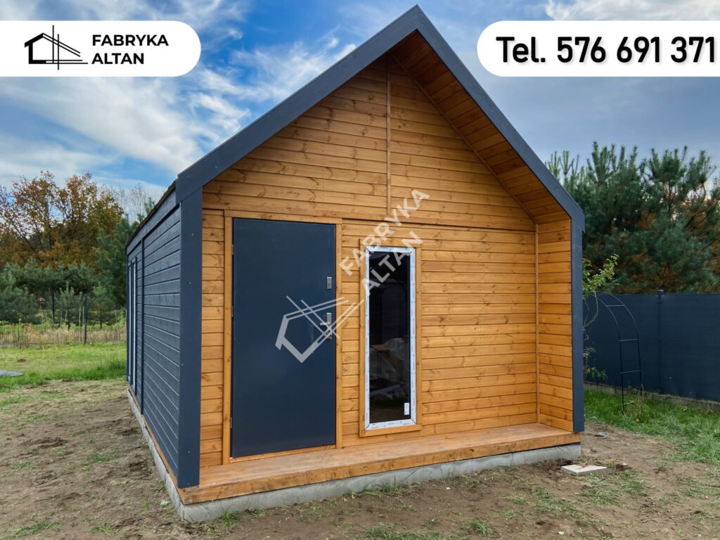 Nowoczesny domek typu stodoła 4 x 6 m
